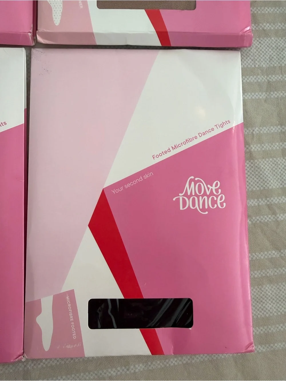 Move Dance Dance Tights Bundle 4pk L/XL Black White Pink Tan NWT